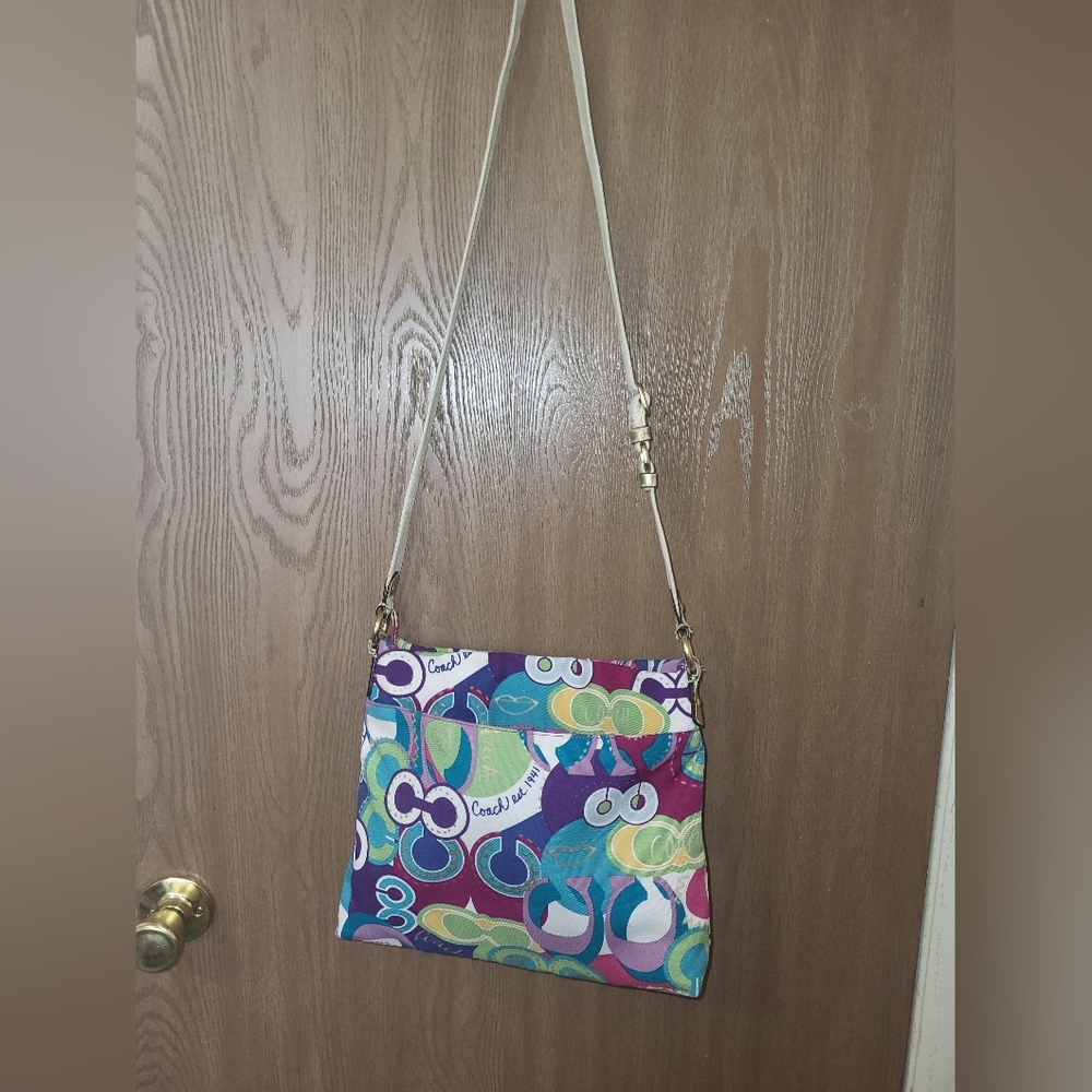 Coach Multicolor Pattern Crossbody Bag - Picture 8 of 8